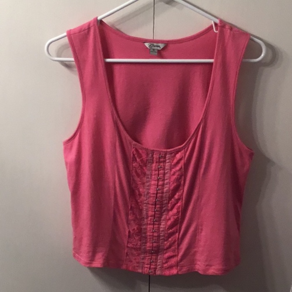 Pink crop top